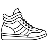 Sneaker Design Coloring Book vector