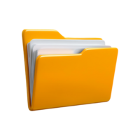 Folder With Filesd Icon Symbol isolated on transparent background png