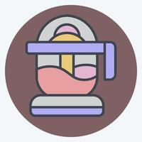 Icon Citrus Reamer. related to Kitchen Tool symbol. color mate style. simple design illustration vector