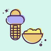 Icon Corn Kerneler. related to Kitchen Tool symbol. MBE style. simple design illustration vector
