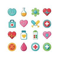 Healthcare Icon Set Collection for Documents, Websites and Mobile ApplicationsHealthcare Icon Set Collection for Documents, Websites and Mobile Applications vector
