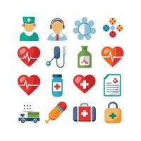 Healthcare Icon Set Collection for Documents, Websites and Mobile ApplicationsHealthcare Icon Set Collection for Documents, Websites and Mobile Applications vector