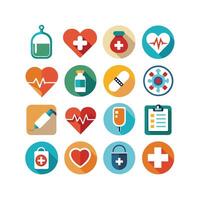 Healthcare Icon Set Collection for Documents, Websites and Mobile ApplicationsHealthcare Icon Set Collection for Documents, Websites and Mobile Applications vector