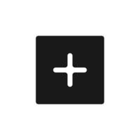 New, Plus, Add icon button.Create icon symbol. illustration vector