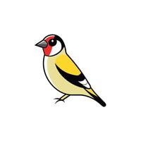 Dikkop bird goes icon vector
