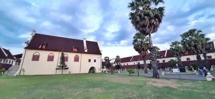 Fort Rotterdam or Benteng Ujung Pandang is a fort inherited from the Gowa-Tallo Kingdom built in 1545. Fort Rotterdam is located in the center of Makassar city. South Sulawesi, Indonesia July 15 2024 photo