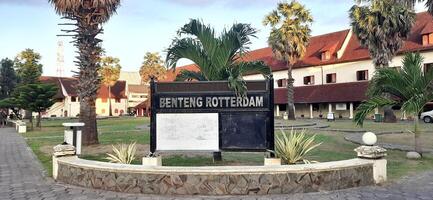 Fort Rotterdam or Benteng Ujung Pandang is a fort inherited from the Gowa-Tallo Kingdom built in 1545. Fort Rotterdam is located in the center of Makassar city. South Sulawesi, Indonesia July 15 2024 photo
