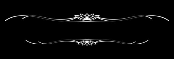 Decorative vintage frames and borders set. Design decoration pattern style. calligraphic design. Fit for title, element design, frame, border, caligraphic. Eps 10 vector