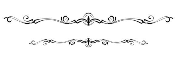 Decorative vintage frames and borders set. Design decoration pattern style. calligraphic design. Fit for title, element design, frame, border, caligraphic. Eps 10 vector