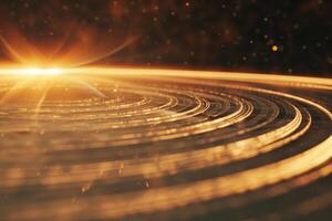 Interplanetary nature background Space Exploration Discovery Space Probe Exploring Saturns Rings photo