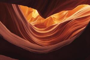 Landscape Dynamic Patterns of light filtering through towering slot canyon walls   nature background photo