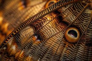 Nature nature background Patterns on Moth Wing with Scales photo