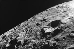 Ceress Bright Spots and Cratered Surface High Magnification Asteroid Belt Background and Nature photo