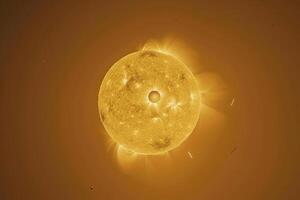 Serenity Mercurys Transit Across the Suns Disk Rare Astronomical Event Captured with Precision Background and Nature photo