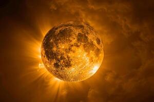 Serenity Mercurys Transit Across the Suns Disk Rare Astronomical Event Captured with Precision Background and Nature photo