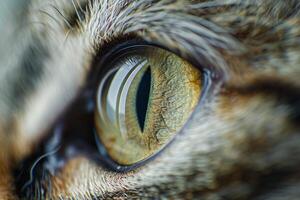 Natures Light Shines Through Kittens Eye with Innocence Background photo