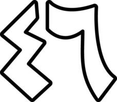 Sitta wa Arbaoon Line Icon vector
