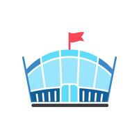 Stadium sign icon, isolated on white background. design logo illustration can be used for web, mobile,etc. vector