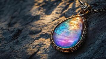 dreamstone mineral pendant photo