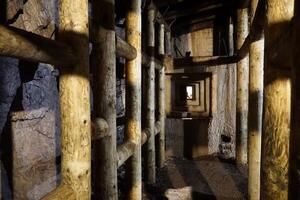 Osowka, Gluszyca, Poland - August 06th, 2024 - Nazi III Reich secret underground complex - Projekt Riese photo