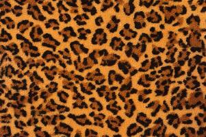 Close-Up of Leopard Print Fabric Texture photo