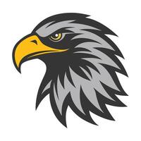 Bold and Strong Eagle Head Mascot Design for Athletic Branding vector
