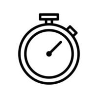icon Line clock or timer for soccer game.Football, sport, strategy. Editable file vector
