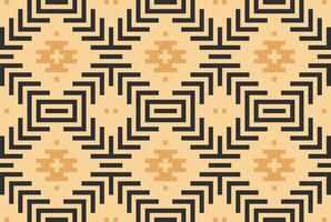 Aztec Abstract Geometric Pattern Designfolk Embroidery, Aztec Geometric Ornament Print. Design for Carpet, Wallpaper, Clothing, Wrapping, Fabric vector