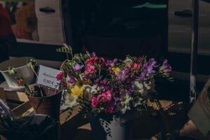 Stuttgart,GERMANY,March 9,2024,People attending farmers market,exploring fresh produce photo