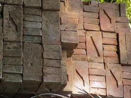 pile of bricks photo