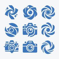 Click Craft Camera Shutter Collection Logo vector