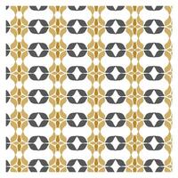 Grey and Yellow Geometric Christmas Pattern vector