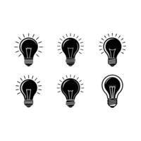 Light Bulb Graphic Design - Creative Icon for Projects vector