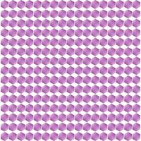an optical illusion pattern made of hexagonal shapes arranged in a grid. The hexagons have a purple hue with a soft shadow effect, creating a sense of depth and 3D. vector