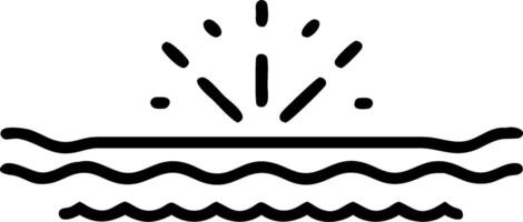 3D Glossy light reflection on water surface symbolizing clarity and epiphany with copy space concept as A glossy background featuring light reflections on a water surface symbolizi vector