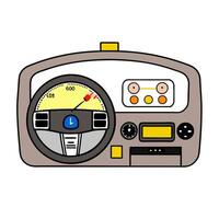 Dashboard icon with copy space on a blue background concept as A image of a dashboard icon with ample copy space on a blue background perfect for automoti vector
