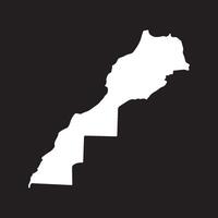 Morocco Map Icon element vector