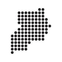 Uganda Map Icon design vector