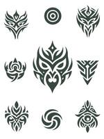Ancient Roots Tribal Collection Logo Design vector