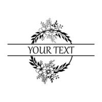 Magnolia Grace Frame vector
