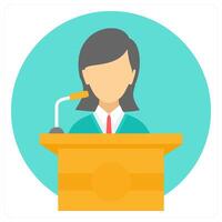 Speech and message icon concept vector