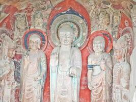 China, Sichuan, 01.01.2024 Huangze Temple is a Buddhist temple who is the only temple that is dedicated to China only Empress Wu Zetian photo