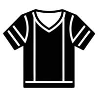 Jersey Silhouette on White Background vector