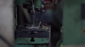 Machine and tool of Computer numerical control CNC, factory creates metal religion art such as Gold rolling machine and little jewelry in religious ceremony. video