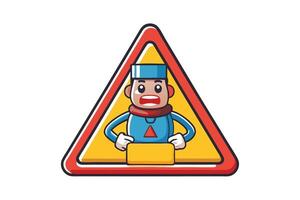 Creative scam warning illustration with a triangular exclamation mark symbol, highlighting fraud prevention, caution, and risk awareness vector