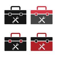 Tool Kit Graphic Set Design vector