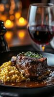 Braised Beef Short Ribs with Risotto - A Culinary Delight photo