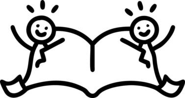 International Literacy Day border frame with open book and quill pen copy space for text Set 3 vector