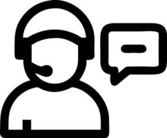 Customer Service Icon Design Representing Support, Assistance, and Care vector