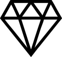 Diamond Icon Design Symbolizing Luxury, Brilliance, and Sparkling Gems vector